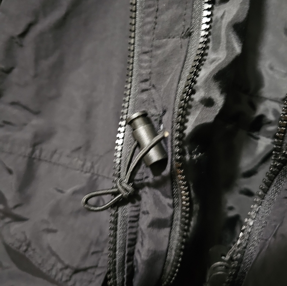 Hartwell Coretech Coat Men's Black Double Zip 5 Pocket Hidden Hood Size Large - Picture 10 of 12